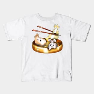 Dinner time dim sum Kids T-Shirt